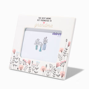 The Best Moms Get Promoted To Grandma Ceramic Photo Frame,