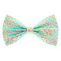 Holographic Diamond Stamped Bow Hair Clip,