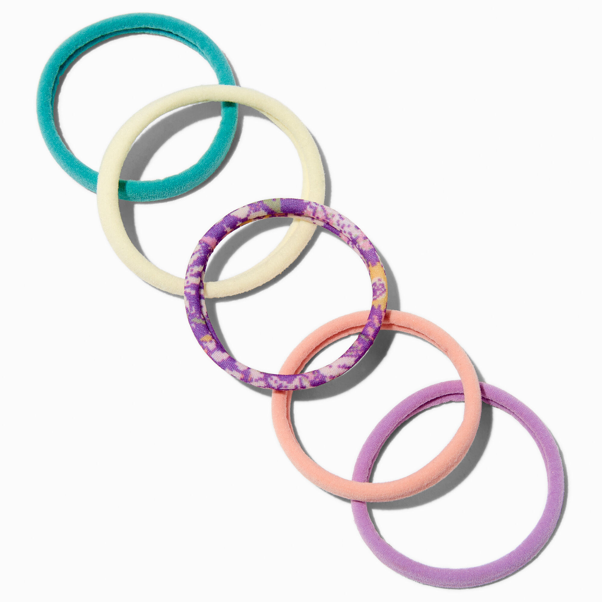 Claire's Club Park Jewel Tone Hair Ties - 12 Pack,