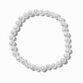 Faux Freshwater Pearl Stretch Bracelet,