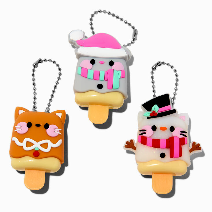 Pucker Pops&reg; Christmas Critter Lip Gloss Set - 3 Pack,