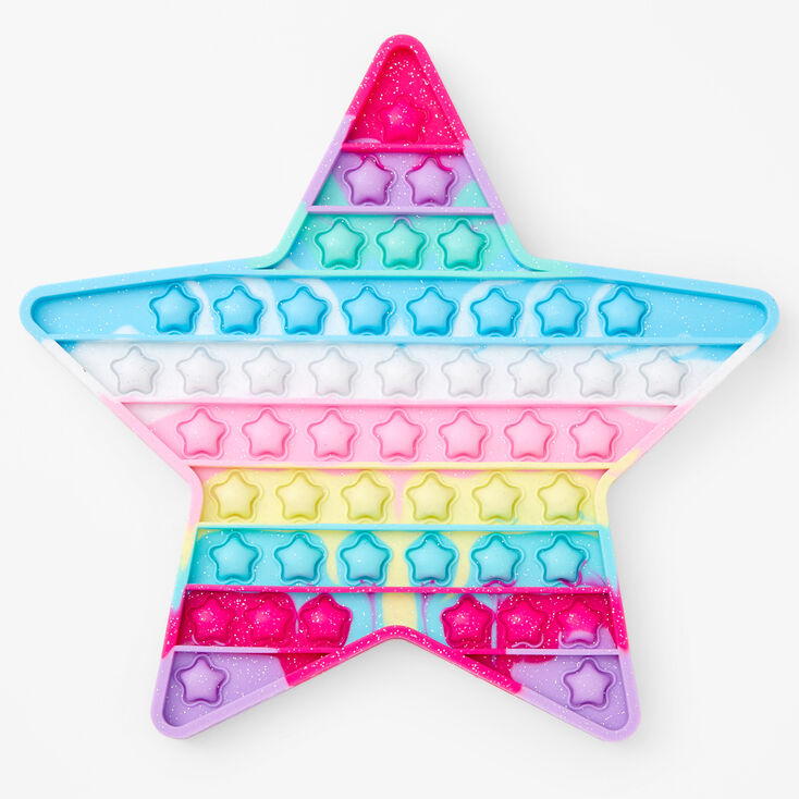 Pop Fashion 9&#39;&#39; Star Fidget Toy - Rainbow,