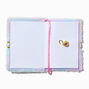 Shaker Unicorn Heart Gem Furry Lock Diary,