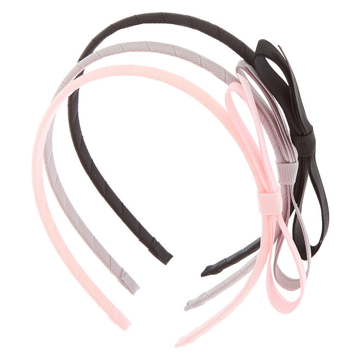 Claire&#39;s Club Bow Headbands - 3 Pack,