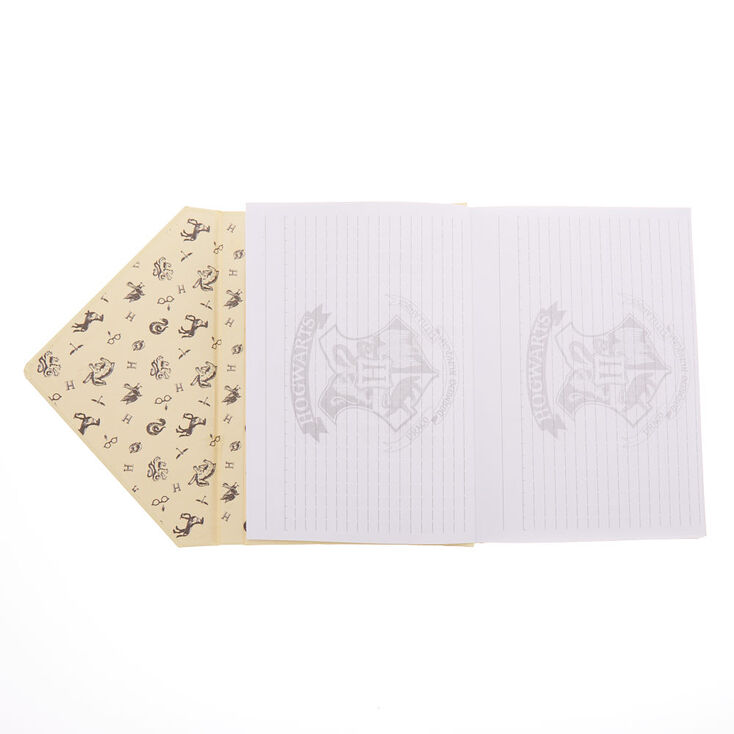 Carnet enveloppe couleur cr&egrave;me Harry Potter,