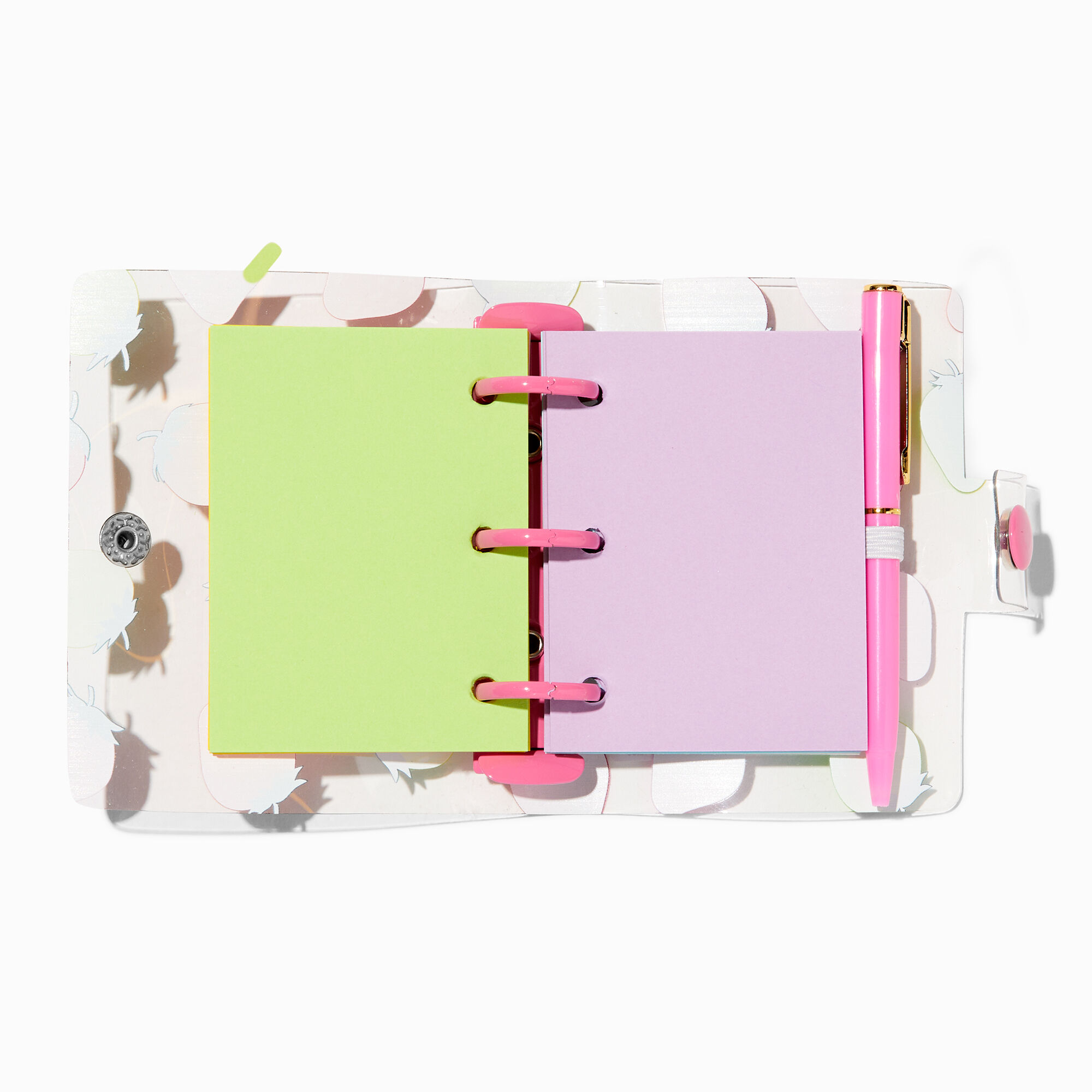 Carnet mini journal intime imprimé fraises,