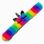 Fuzzy Rainbow Unicorn Slap Bracelet,
