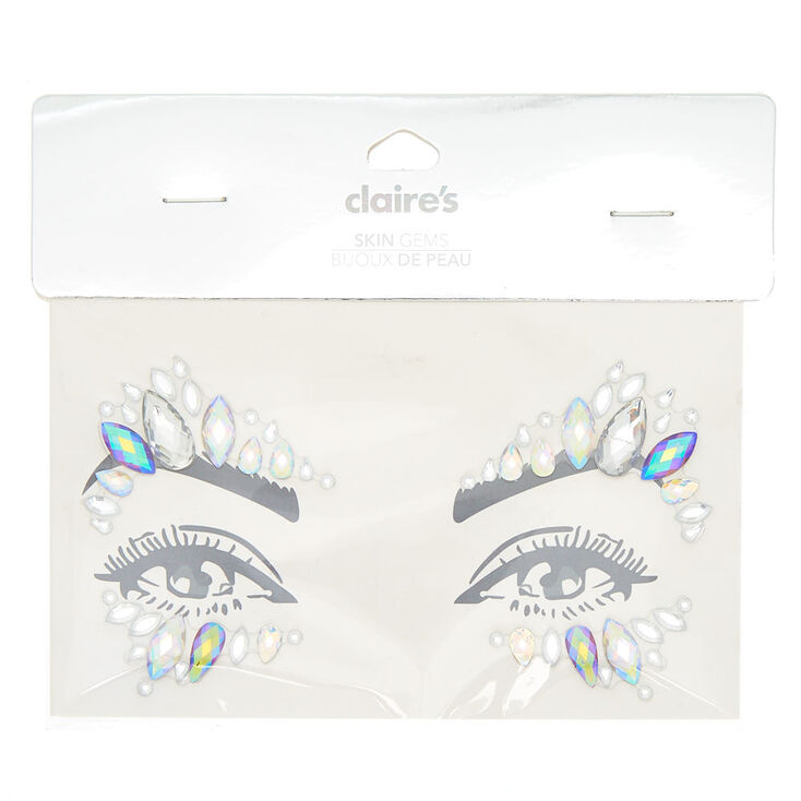 Iridescent Eye Gems - Clear,