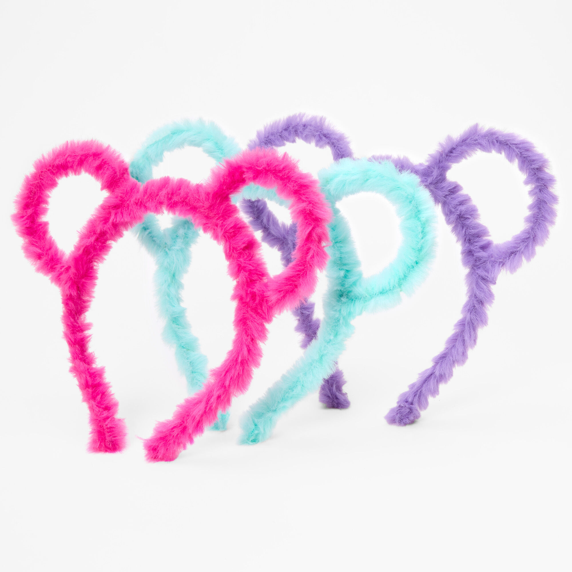 View Claires Club Furry Animal Ears Headbands 3 Pack information