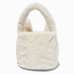 White Easter Bunny Basket Tote Bag,