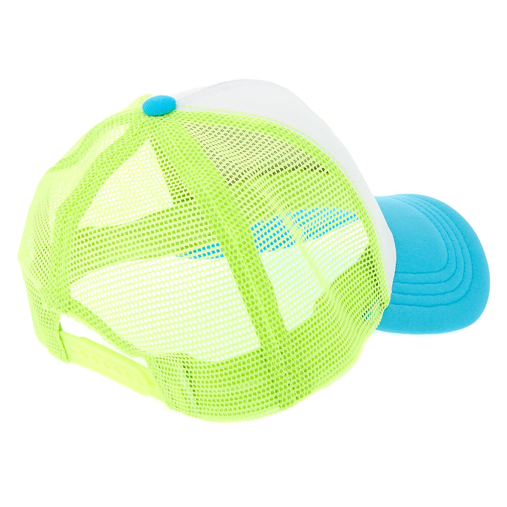 Neon Colour Changing Beach Happy Baseball Cap - Yellow,