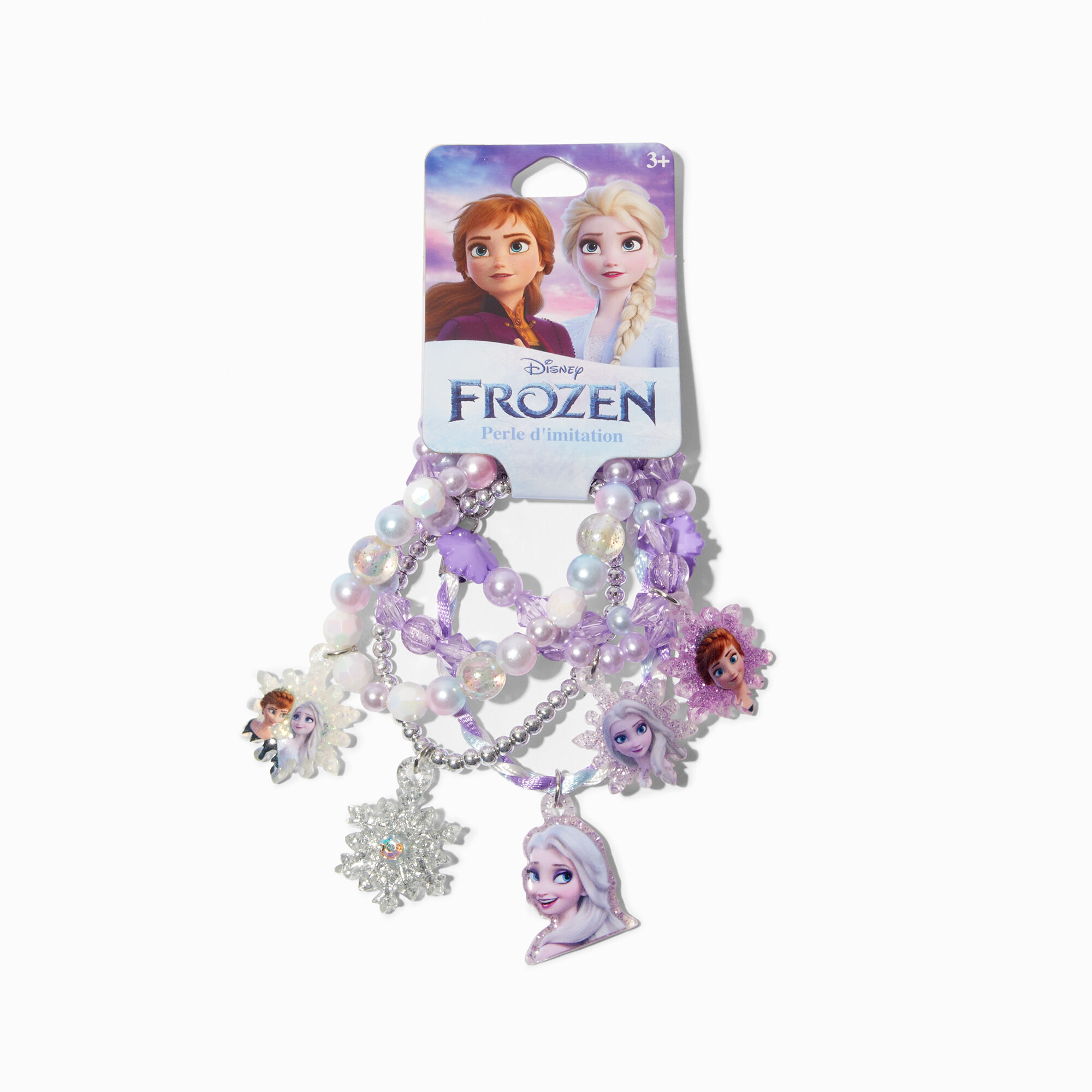 View Claires Disney Frozen Beaded Stretch Bracelets 5 Pack information