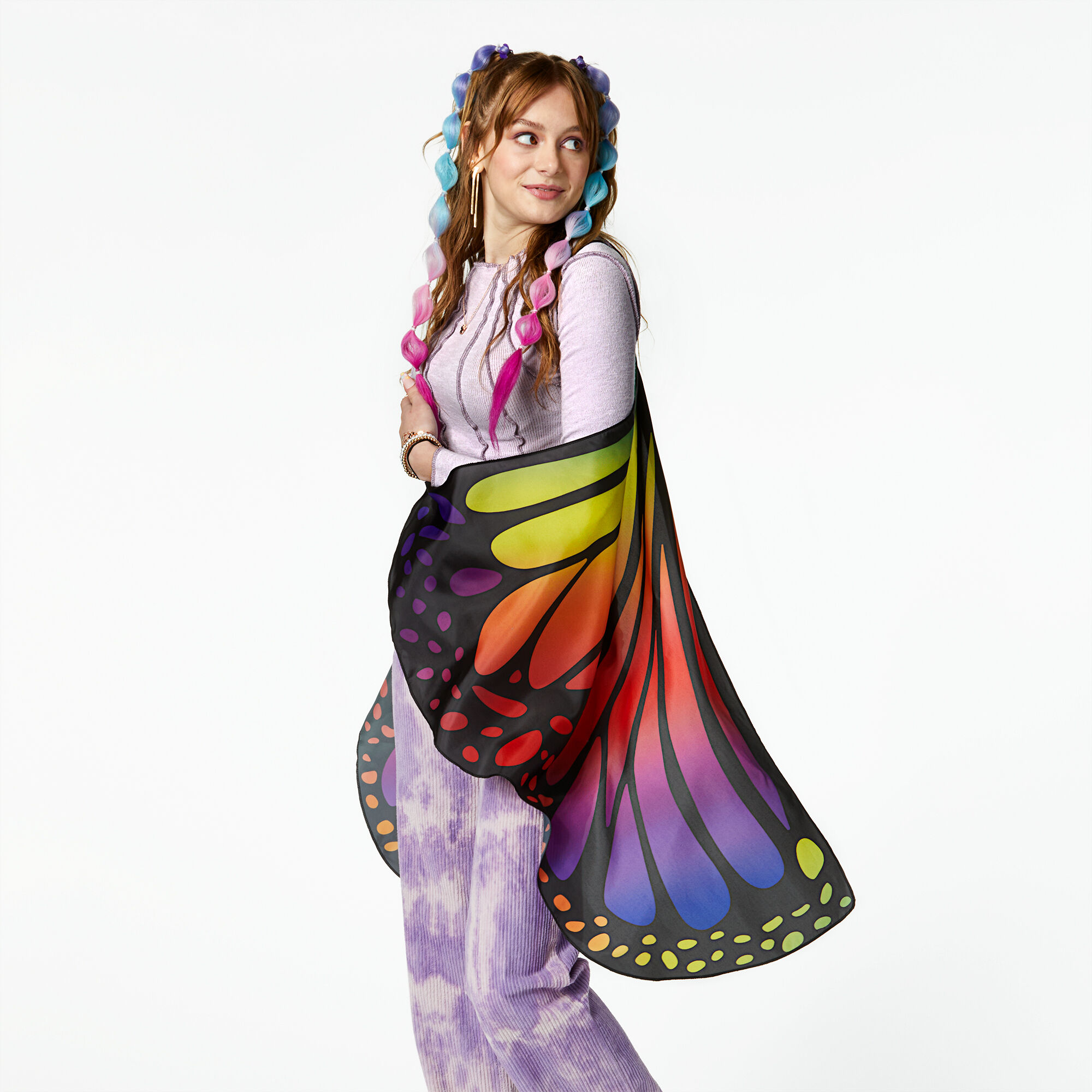 Claire's Cape ailes de papillon monarque arc-en-ciel
