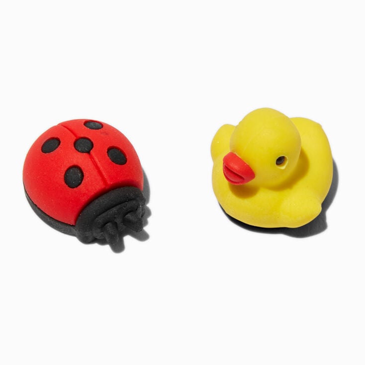 Gommes canard et coccinelle - Lot de 4,