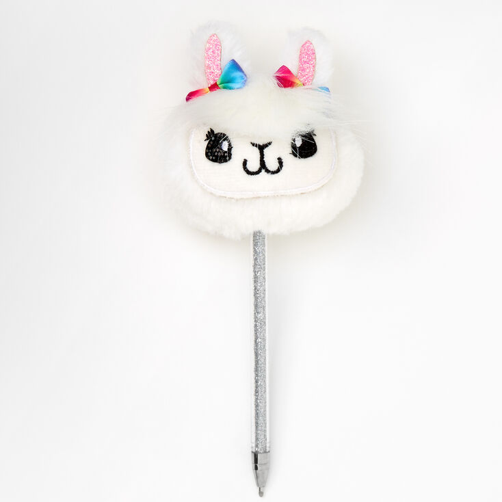 Plush Llama Head Pen,