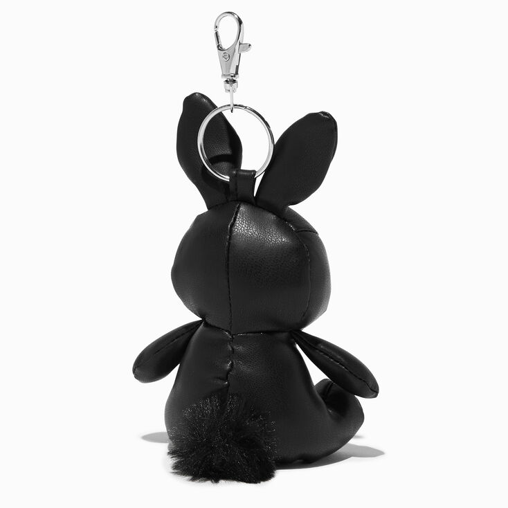 Black Bunny Keychain | Claire's US