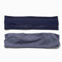 Serre-t&ecirc;tes athl&eacute;tiques gris et bleu - Lot de 2,