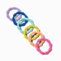 Claire&#39;s Club Rainbow Bubble Mini Hair Ties - 18 Pack,