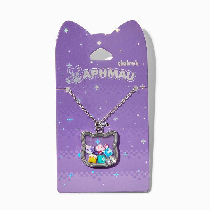 Aphmau&trade; And Friends Claire&#39;s Exclusive Silver-tone Cat Head Shaker Pendant Necklace,