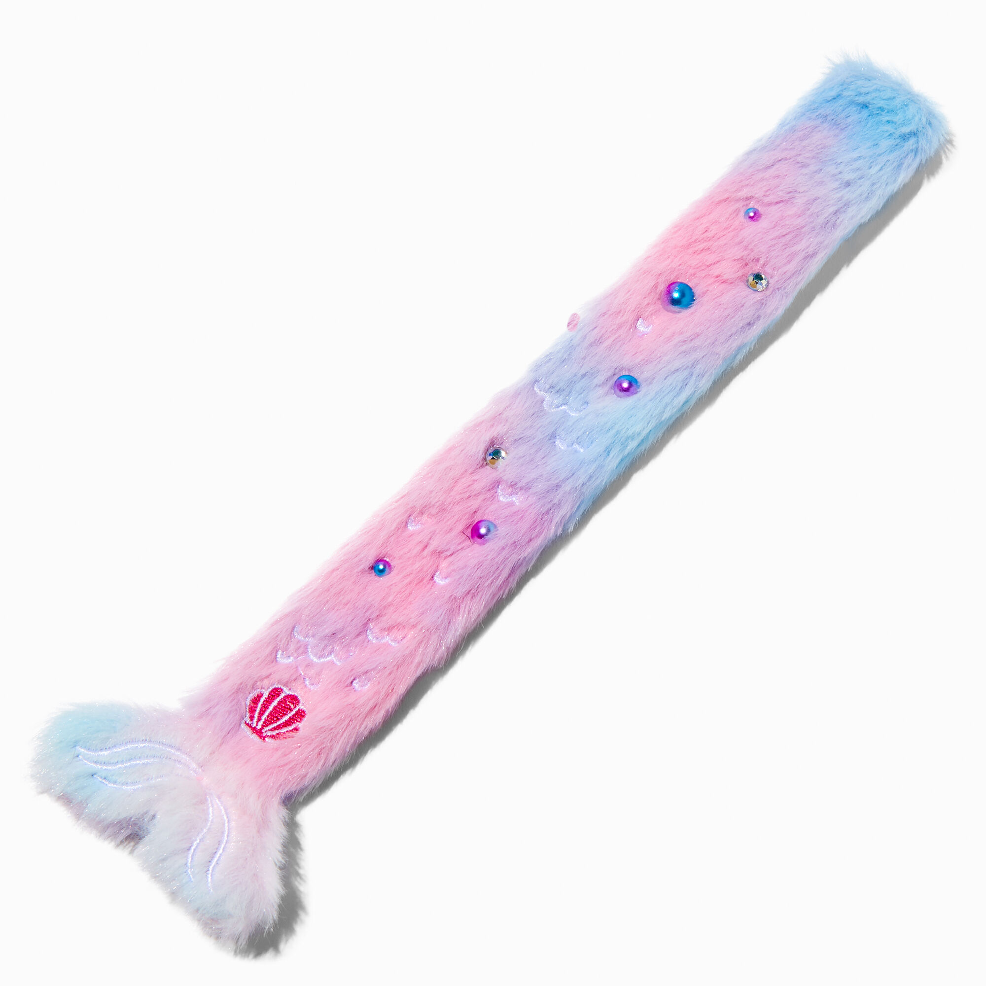 View Claires Fuzzy Mermaid Slap Bracelet information