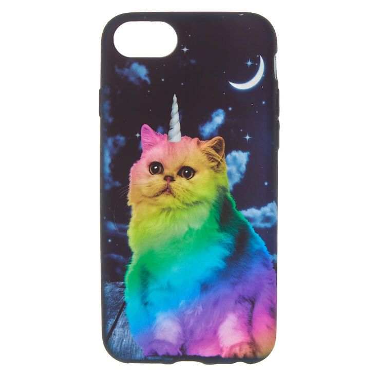 Rainbow Unicorn Cat Phone Case Fits Iphone 6 7 8 Claire S