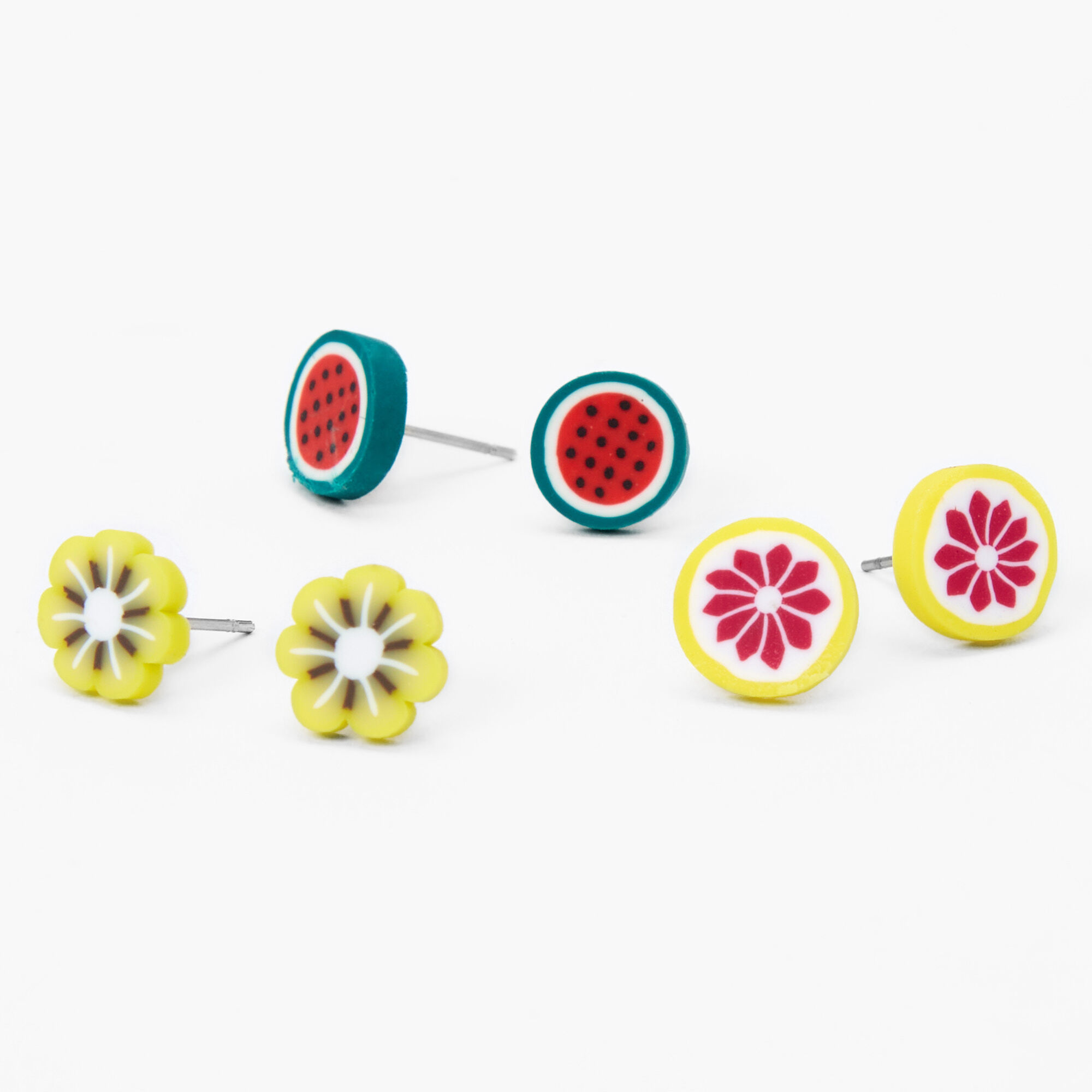 Claire's flower hot sale earrings