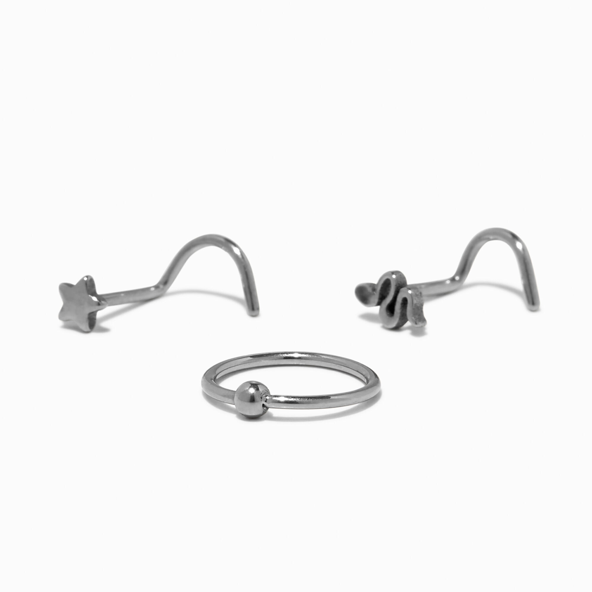 Claire's titanium nose hot sale rings