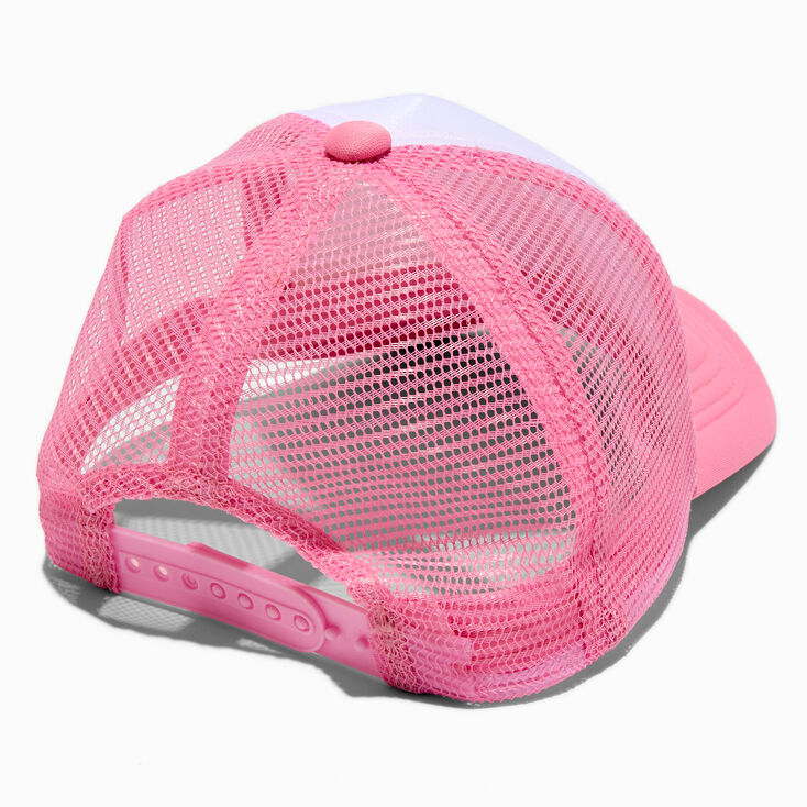 Claire&#39;s Club Pink Ice Lolly Trucker-Style Hat,