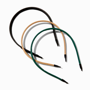 Earth Tone Thin Headbands - 3 Pack,