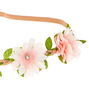Couronnes de fleurs &agrave; p&acirc;querettes blush,