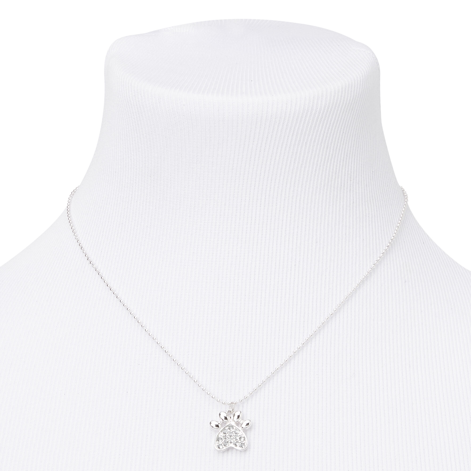 Silver Paw Print Jewellery Gift Set - 3 Pack,