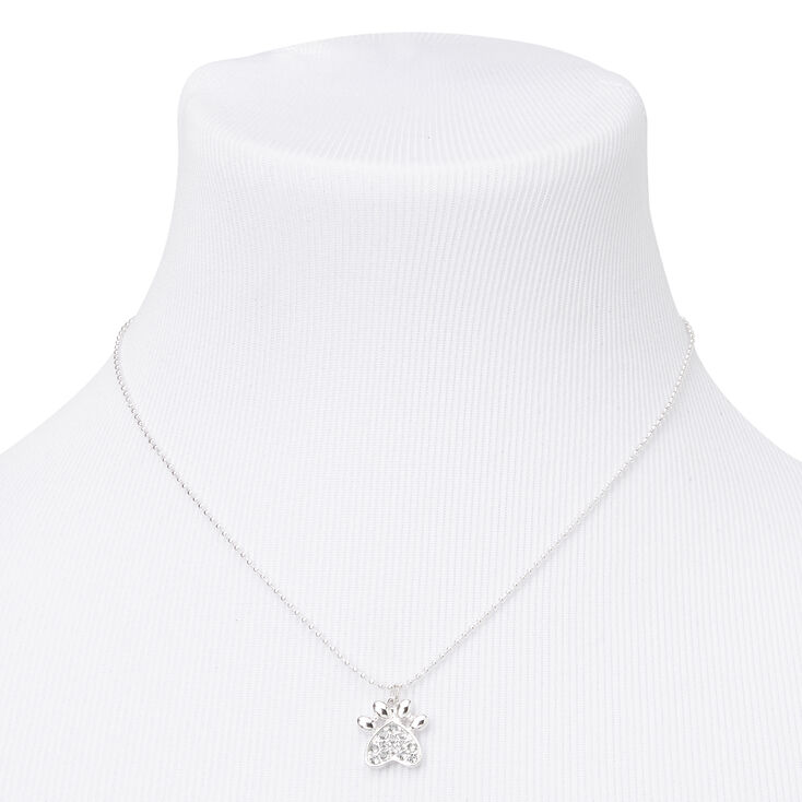 Silver Paw Print Jewellery Gift Set - 3 Pack,