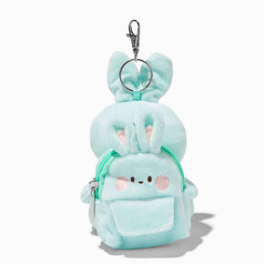 Bunny Furry Mini Backpack Keyring,