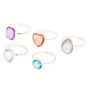 Claire&#39;s Club Crystal Rings - 5 Pack,