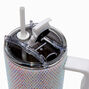 Iridescent Studded Stainless Steel Handled Tumbler,