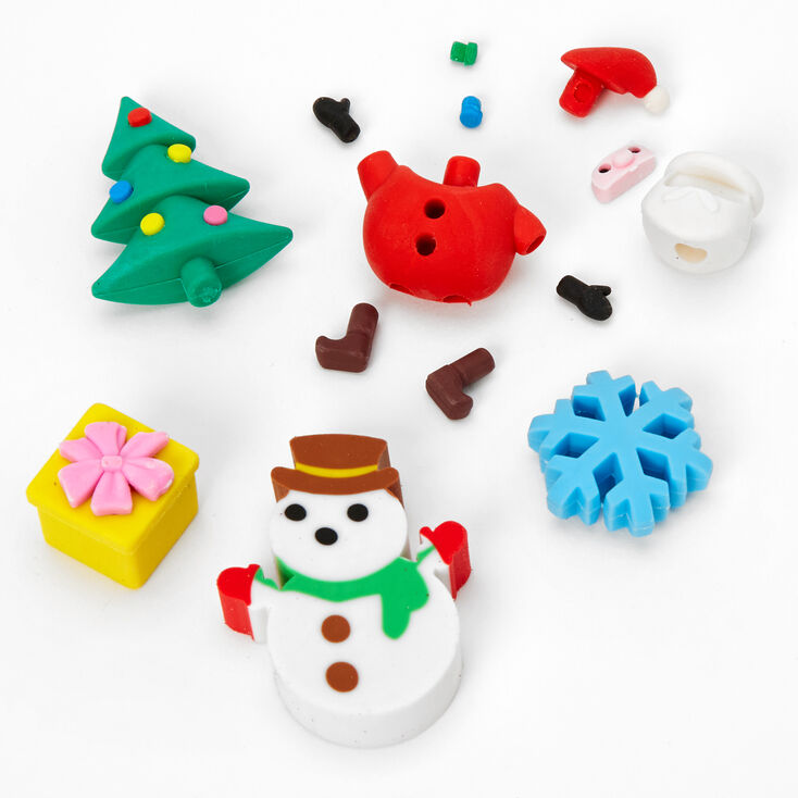 Holiday Icons Erasers - 5 Pack,