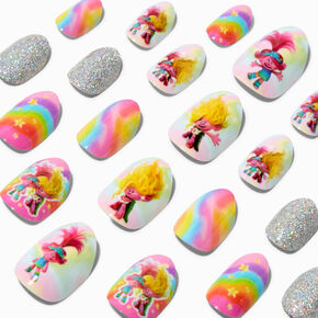 DreamWorks Trolls Band Together Claire&#39;s Exclusive Press On Faux Nail Set - 20 Pack,