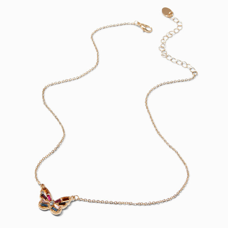 Collier &agrave; pendentif papillon d&eacute;cor&eacute; de bijoux,