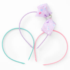 Claire&#39;s Club Rainbow Unicorn Headbands - 3 Pack,