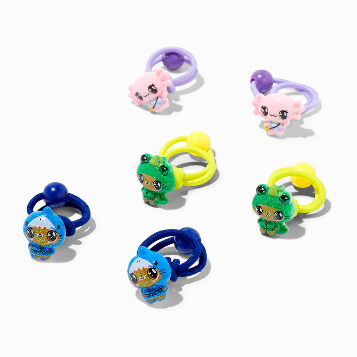 Claire&#39;s Club Critter Hair Ties - 6 Pack,