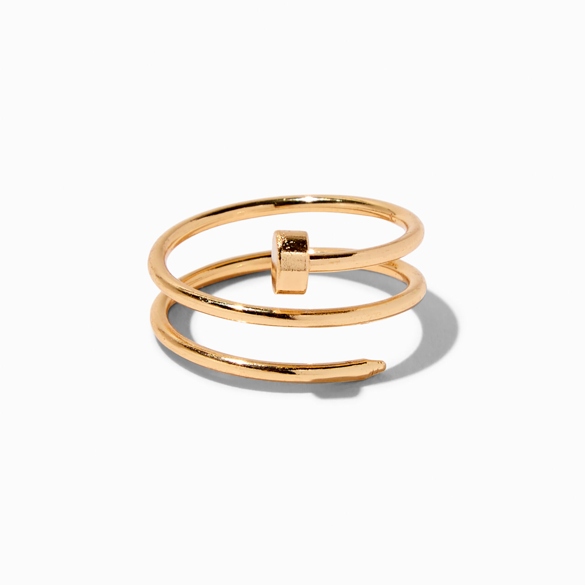 Twisted nail ring sales