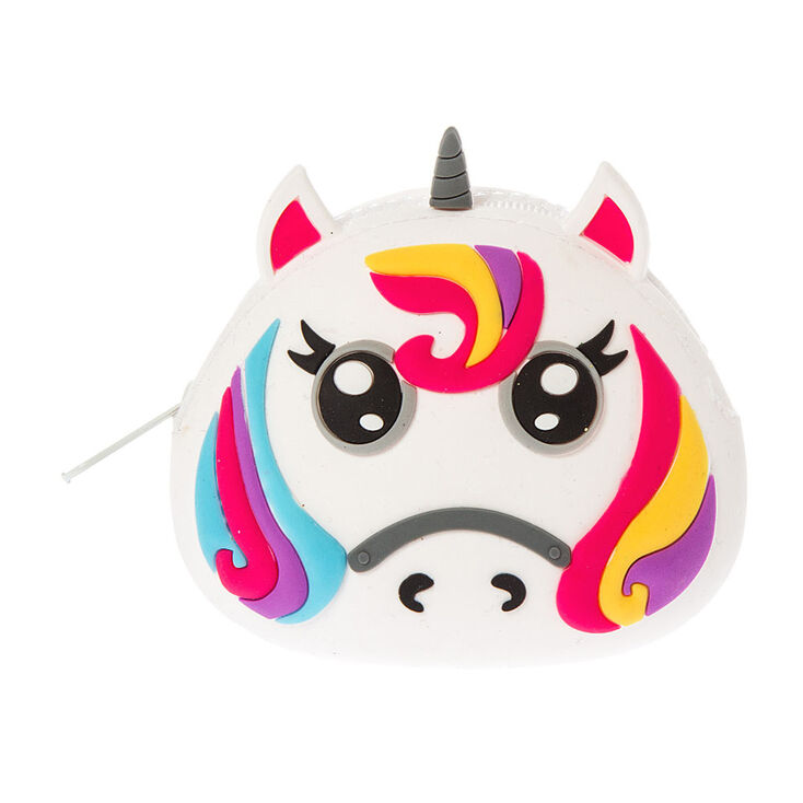 Rainbow Unicorn Jelly Coin Purse | Claire's US