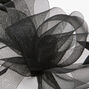 Black Feather Swirl Fascinator Headband,