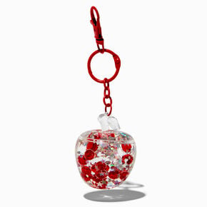 Apple Water-Filled Keychain,