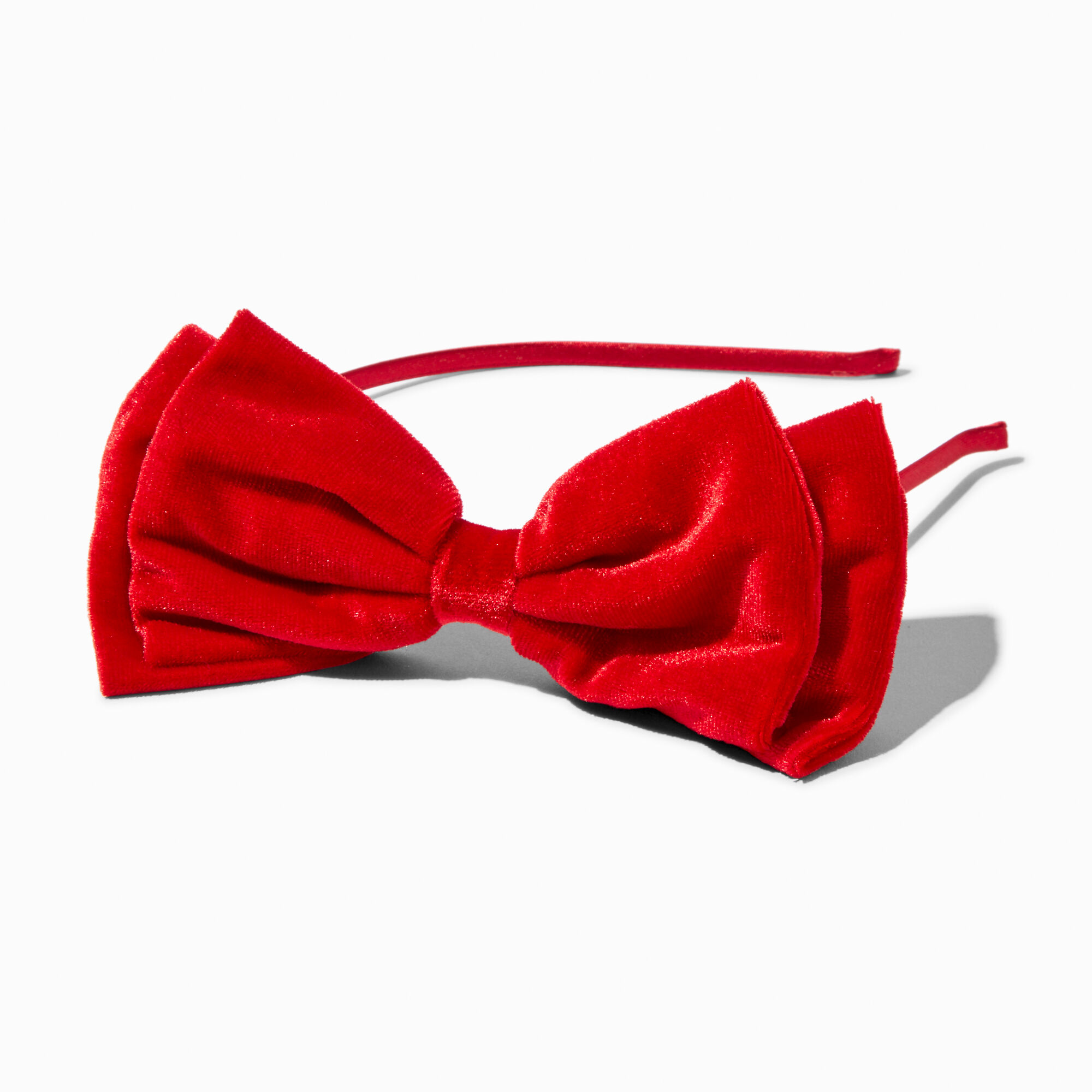Red Velvet Bow Headband,