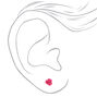 Neon Flower Stud Earrings - 9 Pack,