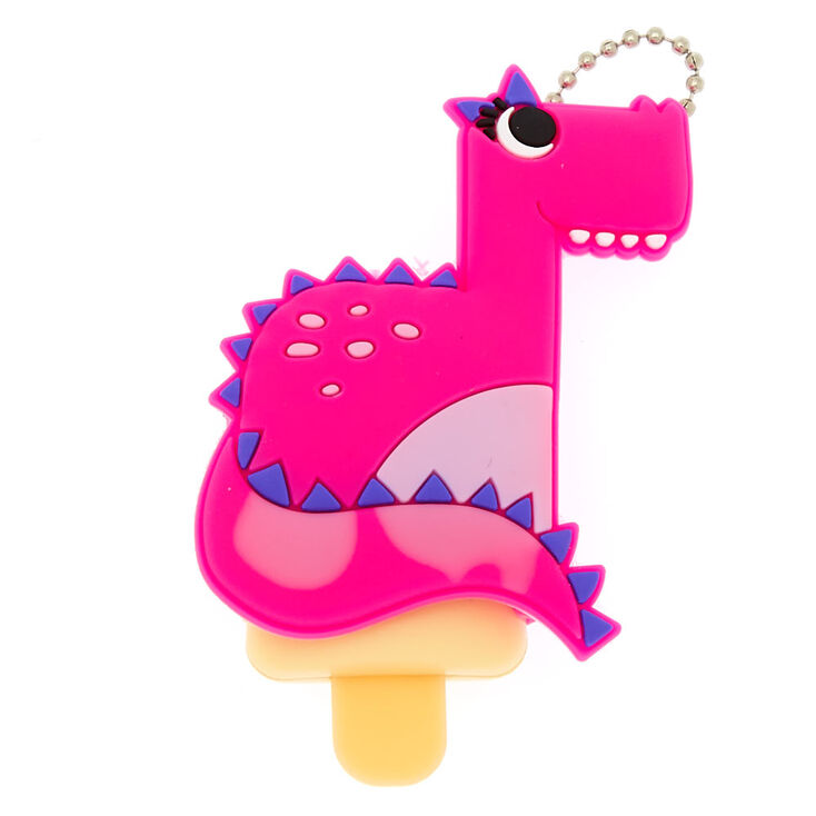 Pucker Pops Dino Lip Gloss - Cherry Berry,