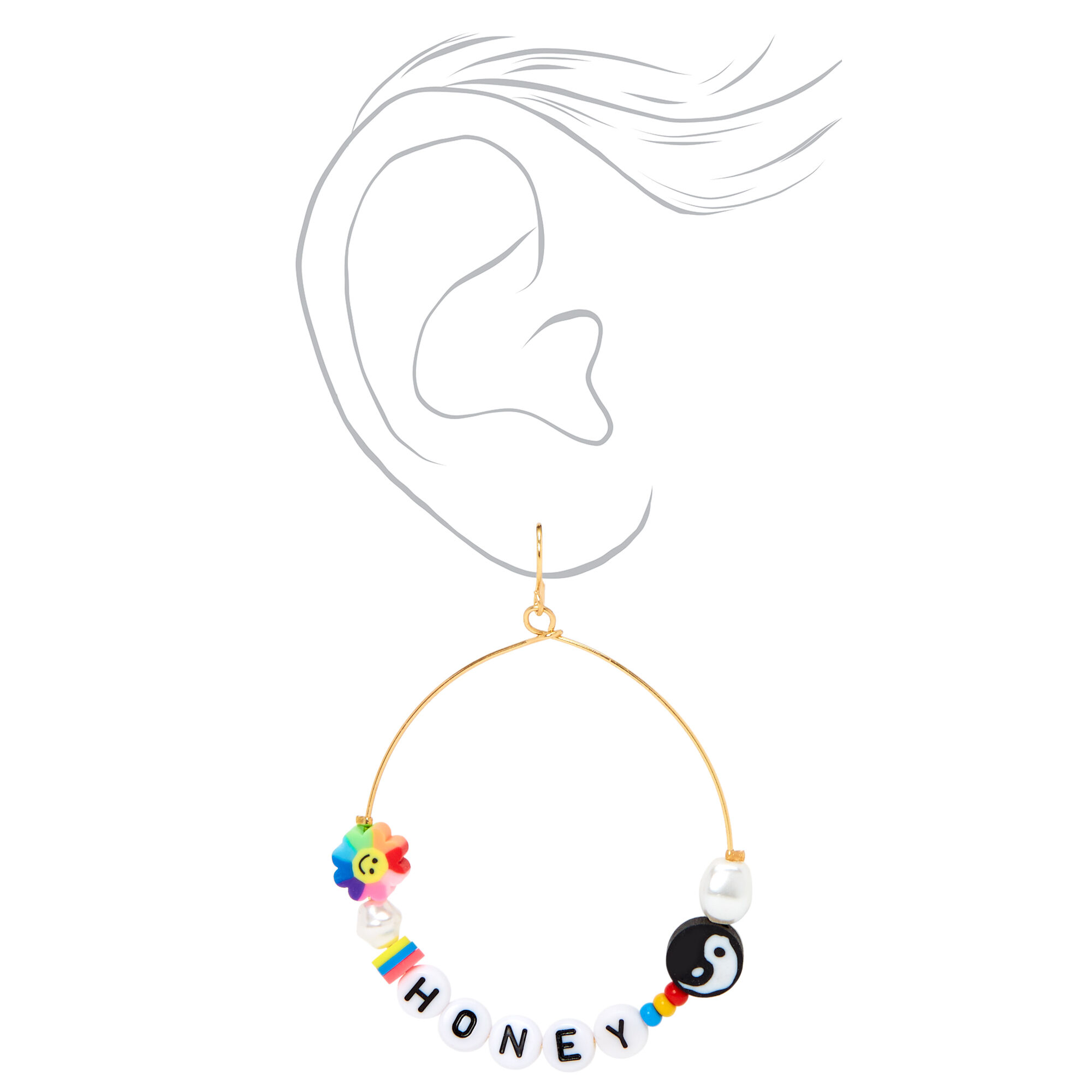 Honey new arrivals hoop earrings
