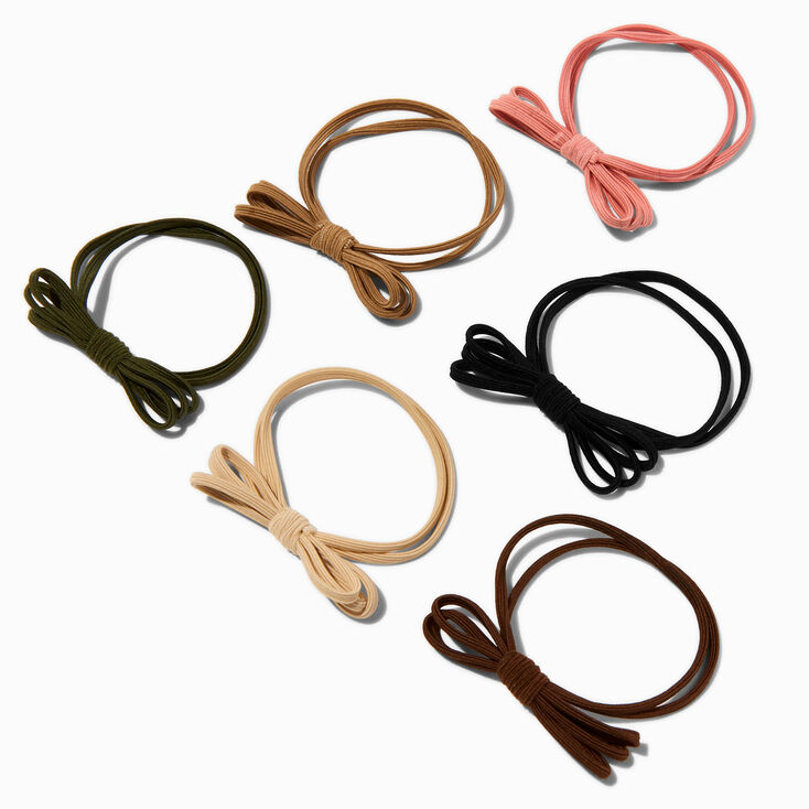 Boho Bow Hair Ties - 6 Pack,