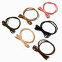 Boho Bow Hair Ties - 6 Pack,